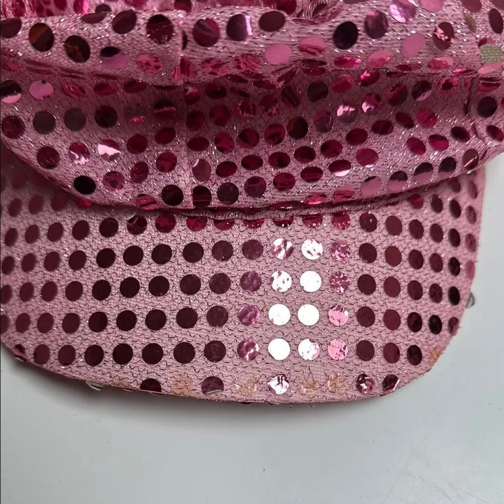 Pink Sequin Cap - Picture 4 of 4